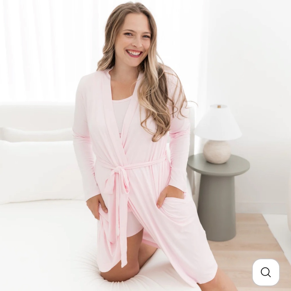 Kyte BABY Light Pink Women's Robe - Picture 2 of 2